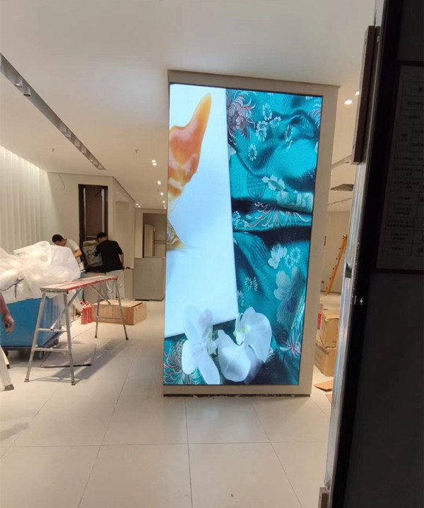 大洼商场门店转角LED显示屏